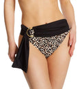 Vince Bikini Logo-Ring High-Leg Belted Camuto Bottoms