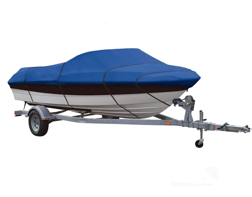 COVERED BOAT BLUE, QUALITY GREAT COVER SEAHAWK 2013-2015 NORTH 18'6" O/B AS Compatible I/O for RIVER