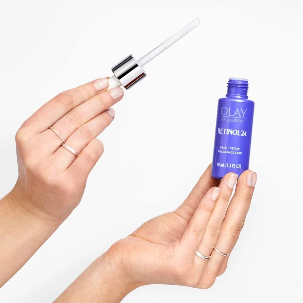 Free Regenerist B3 + Facial Fluid 24 Fragrance Retinol Retinol with Serum Olay Vitamin Night Ounce 1.3 complex,