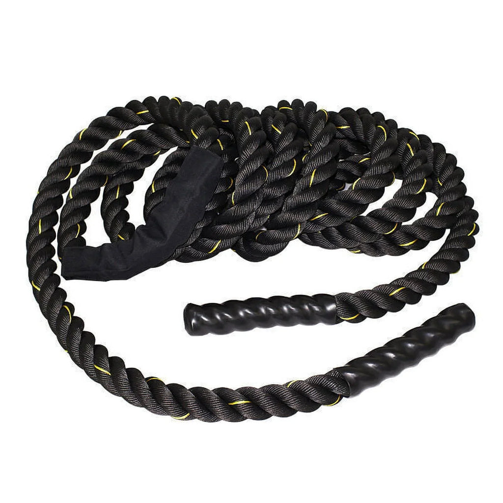 Dacron Rope Strength Battle Diameter Training 1.5" Equipment ZENSTYLE Fitness Workout Poly Rope, 50ft Exercise