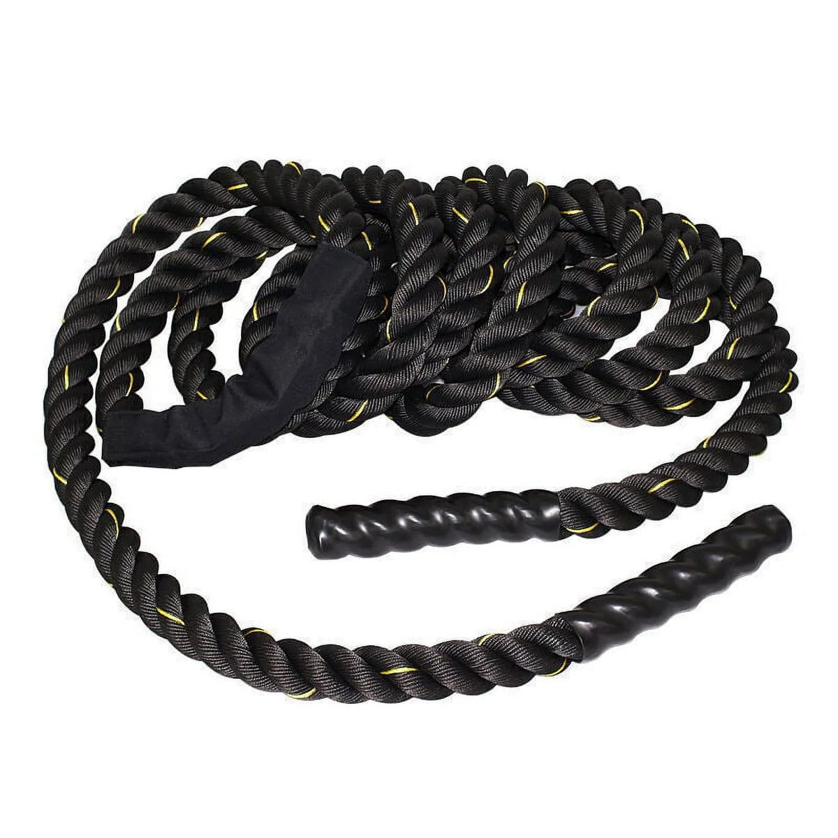 Dacron Rope Strength Battle Diameter Training 1.5" Equipment ZENSTYLE Fitness Workout Poly Rope, 50ft Exercise