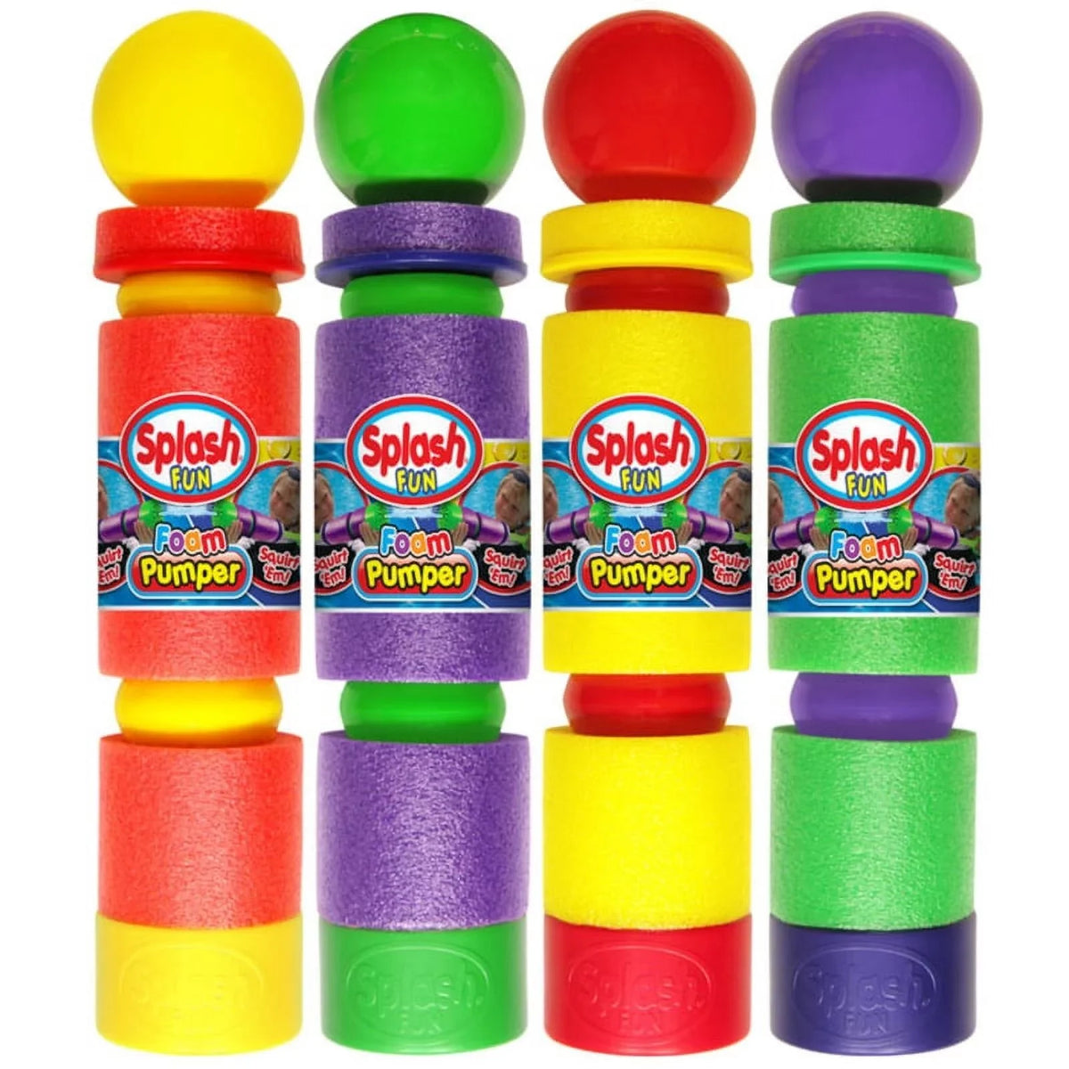 Pool Toy Water Pumper Swim Color Foam Assorted