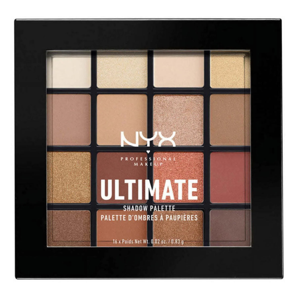 Shadow Neutrals Warm NYX Palette - Ultimate