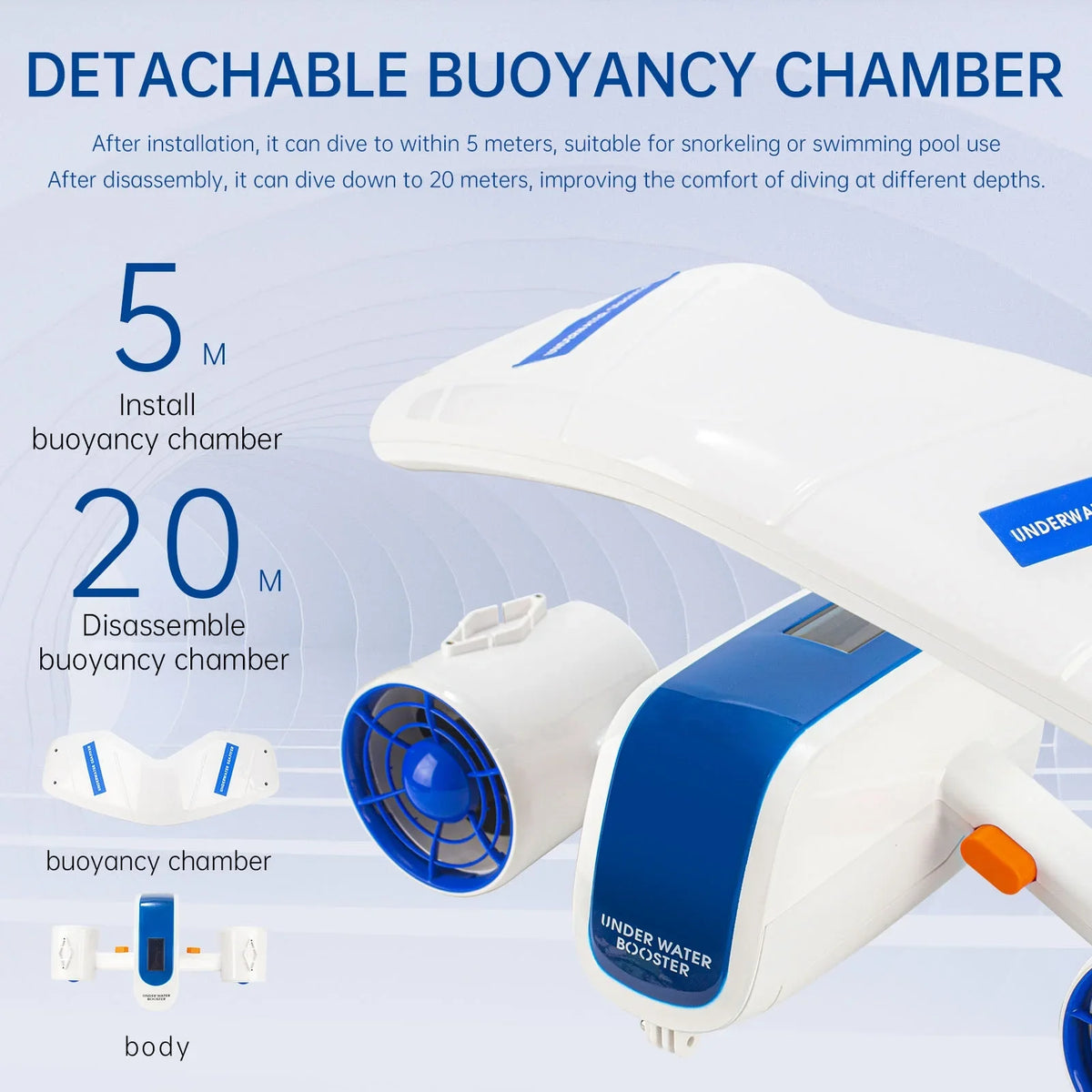 Diving Sea Booster Underwater Bisofice for Enthusiasts Water