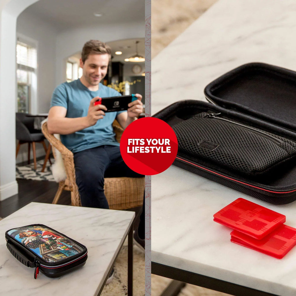 Deluxe and Switch 32GB Blue Case Odyssey Odyssey Game Travel and Bundle: Improved Battery Life Odyssey Nintendo Joy-Con Disc Red Console,Super Mario