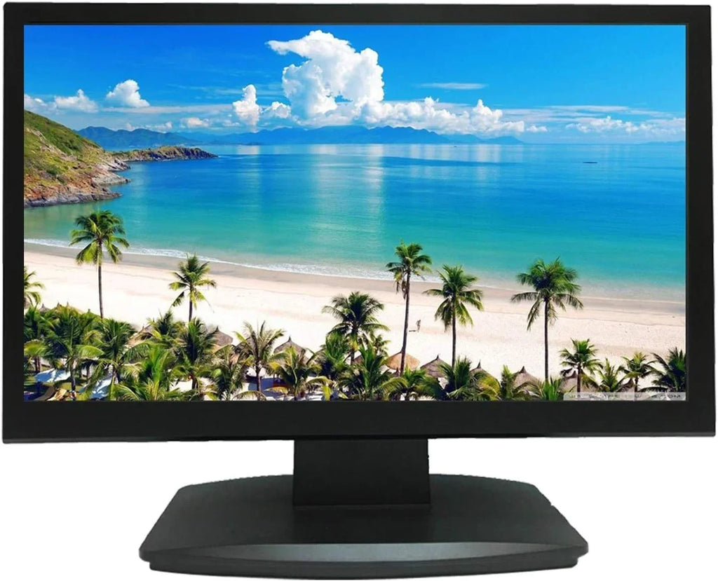 Security Office & Video 1x BNC Monitor Surveillance Analog System 16:9 Inch HD-TVI,AHD,CVI/CVB CCTV HDMI 21.5 Home 101AV DVR HD Inputs 2X LED
