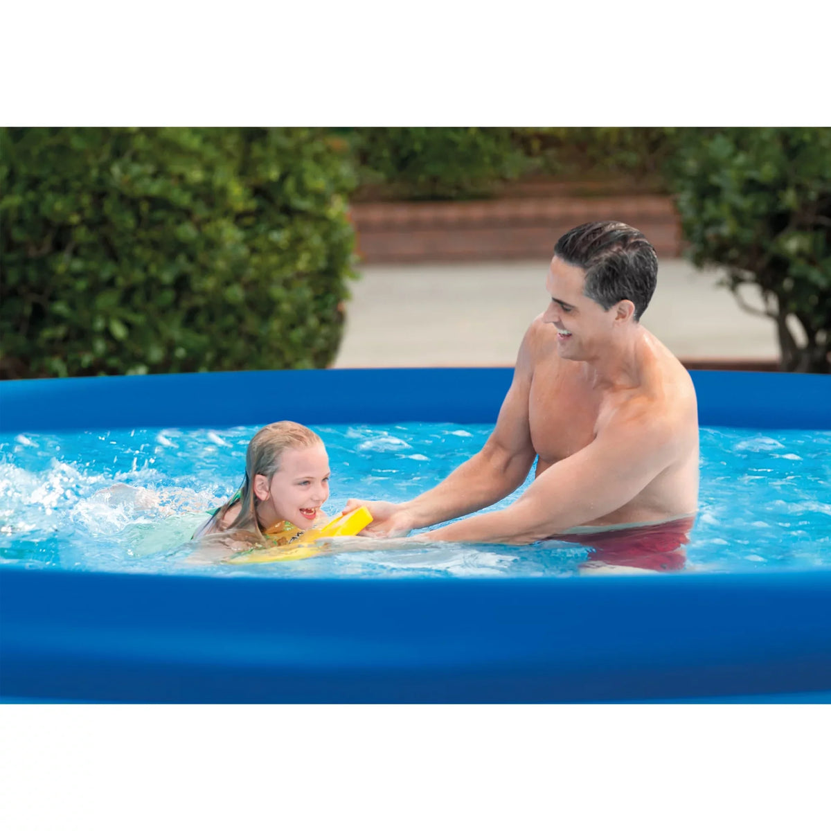 Pump Technology, Family Pool Ages x 6+ (28121EH) Inflatable Hydro - Easy Filter Intex: Aeration For Pump Set 10' Includes W/ 30" Filter, - Outdoor/Backyard Suitable Pool,