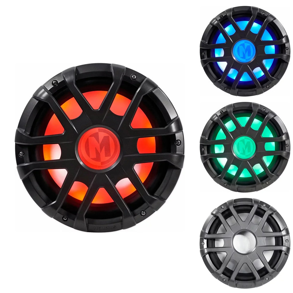 Memphis Marine LED Watt Audio Boat Sub 12" 500 Dual MXA1244 Subwoofer 4-Ohm