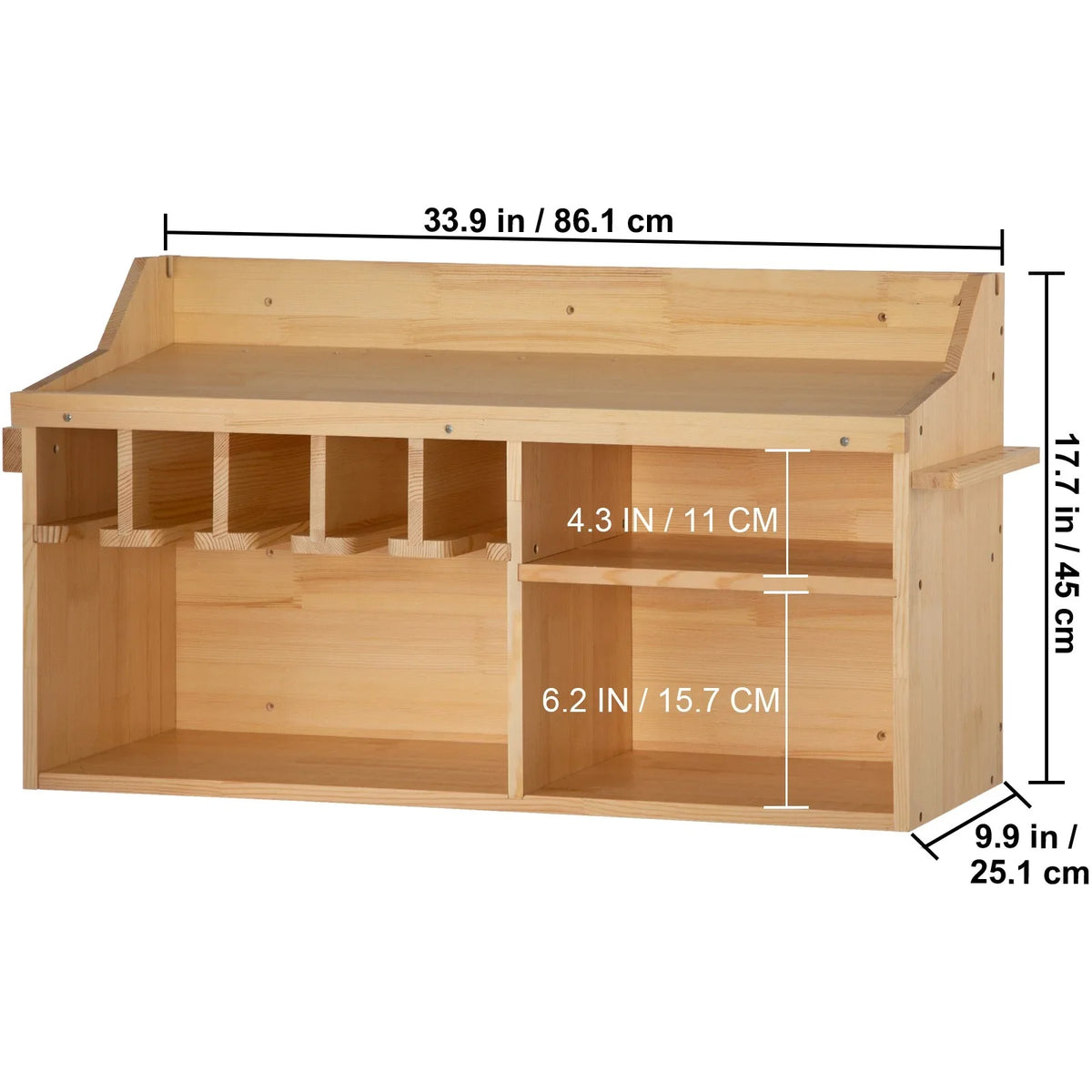 Power BENTISM Slots Holder Wall Wall Mounted Tool 4-shelf Organizer Drill 5 Tool