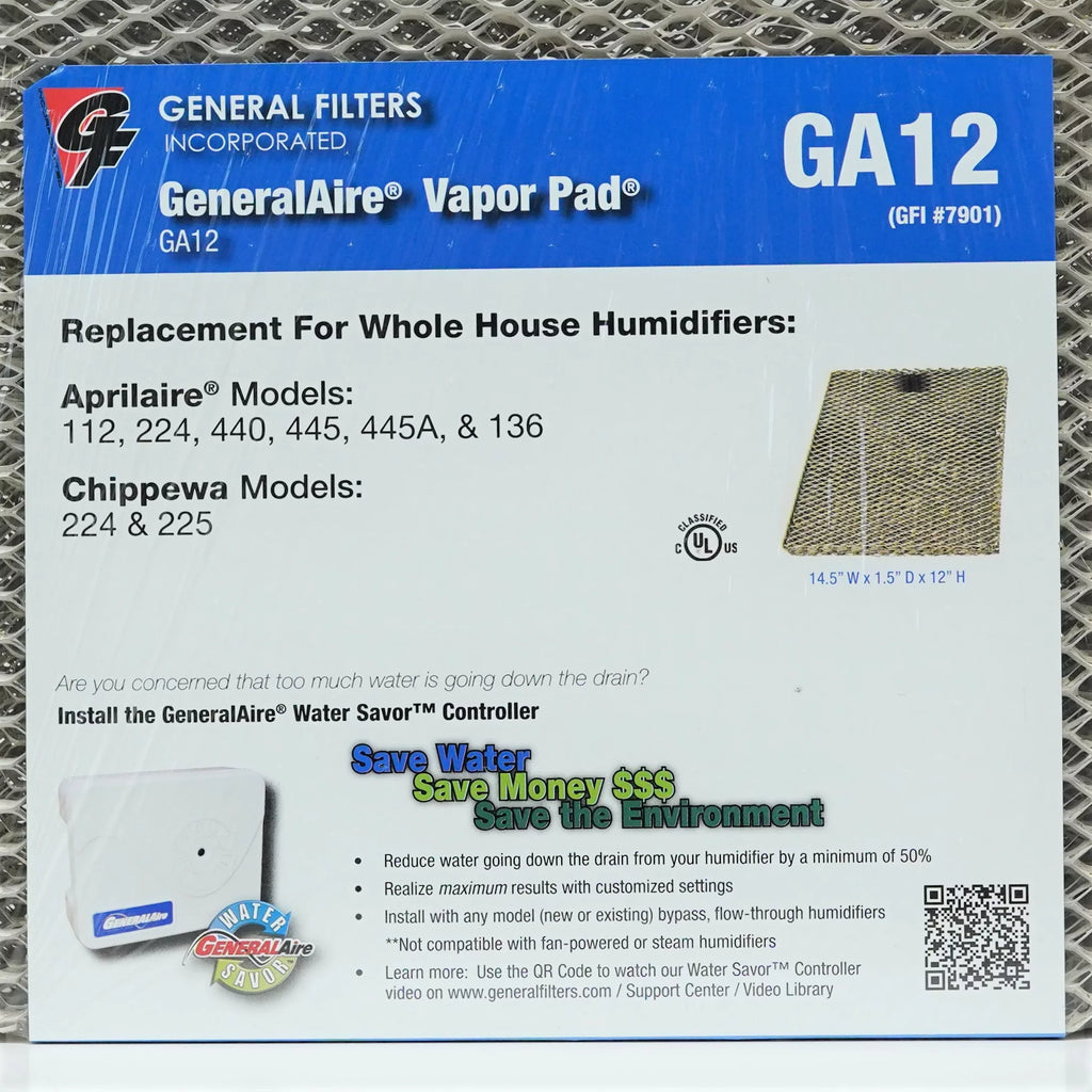 445 Humidifier Pad Filter Panel for 440 Aprilaire 4 Water #12 Pack