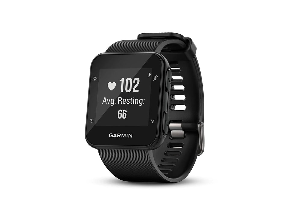 Garmin Watch, GPS Black Running Forerunner 35; 010-01689-00 Easy-to-Use