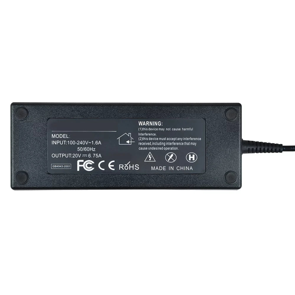 Y50-80 CJP-Geek Supply Adapter 135W Y50-70 Mains AC PSU for Power Charger Lenovo Y40-70