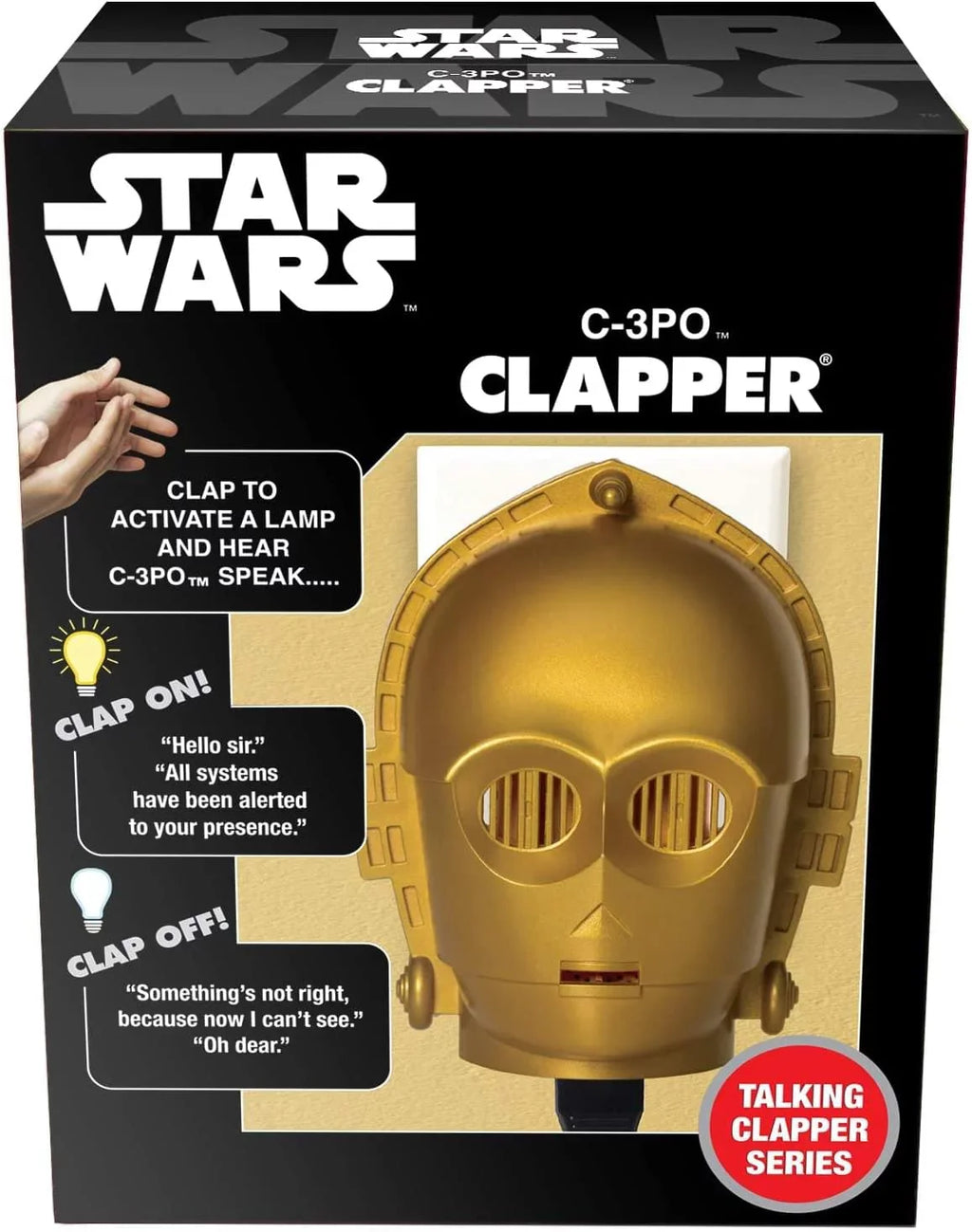 Sound Wars Talking Activated Star Clapper Switch C-3PO