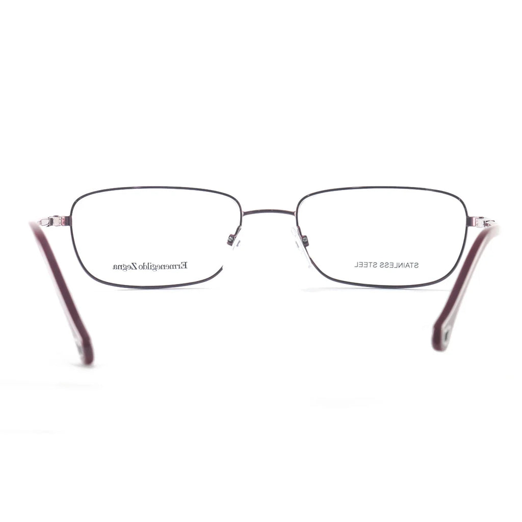 Eyeglasses Rectangle Zegna 53 Men's 17 140 VZ3186 SBY Ermenegildo Burgundy