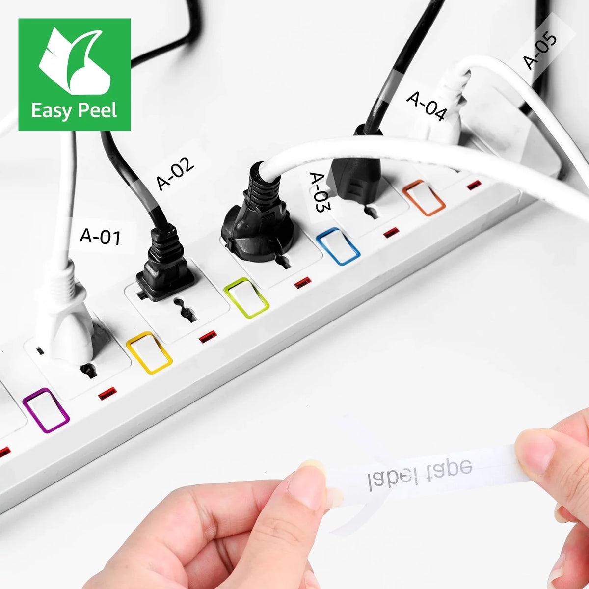 TZe for Label TZ Wire TZe-131 40PK Tape P-touch Compatible Clear x GREENCYCLE 8m on Black Flexible 12mm ID TZ-131 TZ-FX131 TZe-FX131 Cable Brother