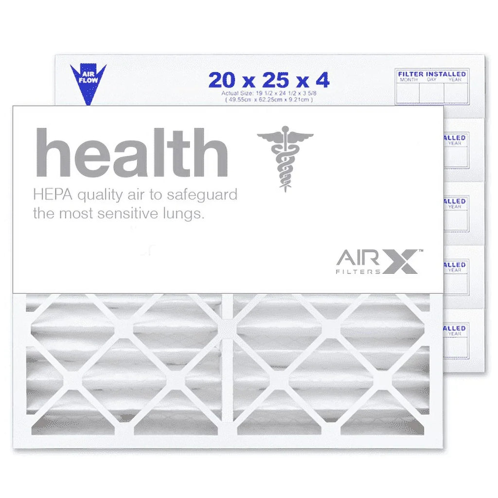 20x25x4 the Air Air in AC AIRx 6-Pack, Furnace 13 Filter, Filters Health Made Filter HVAC USA MERV Pleated