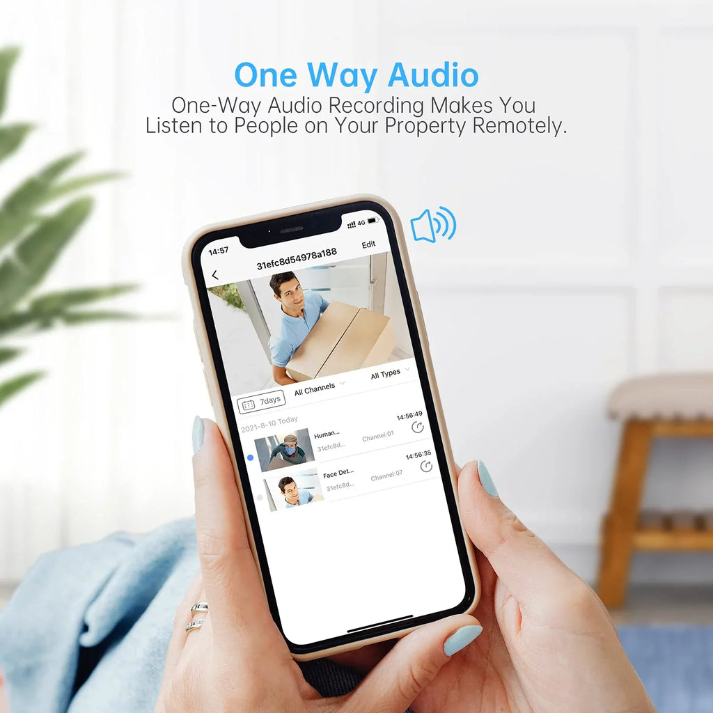 Surveillance 3MP with Vision,AI 8 Detection Camera Wireless NVR Outdoor 4PCS SMONET Indoor No Security Cameras,P2P Channel Systems System,Night Audio Human WiFi Hard Camera CCTV CCTV Kits, Drive,