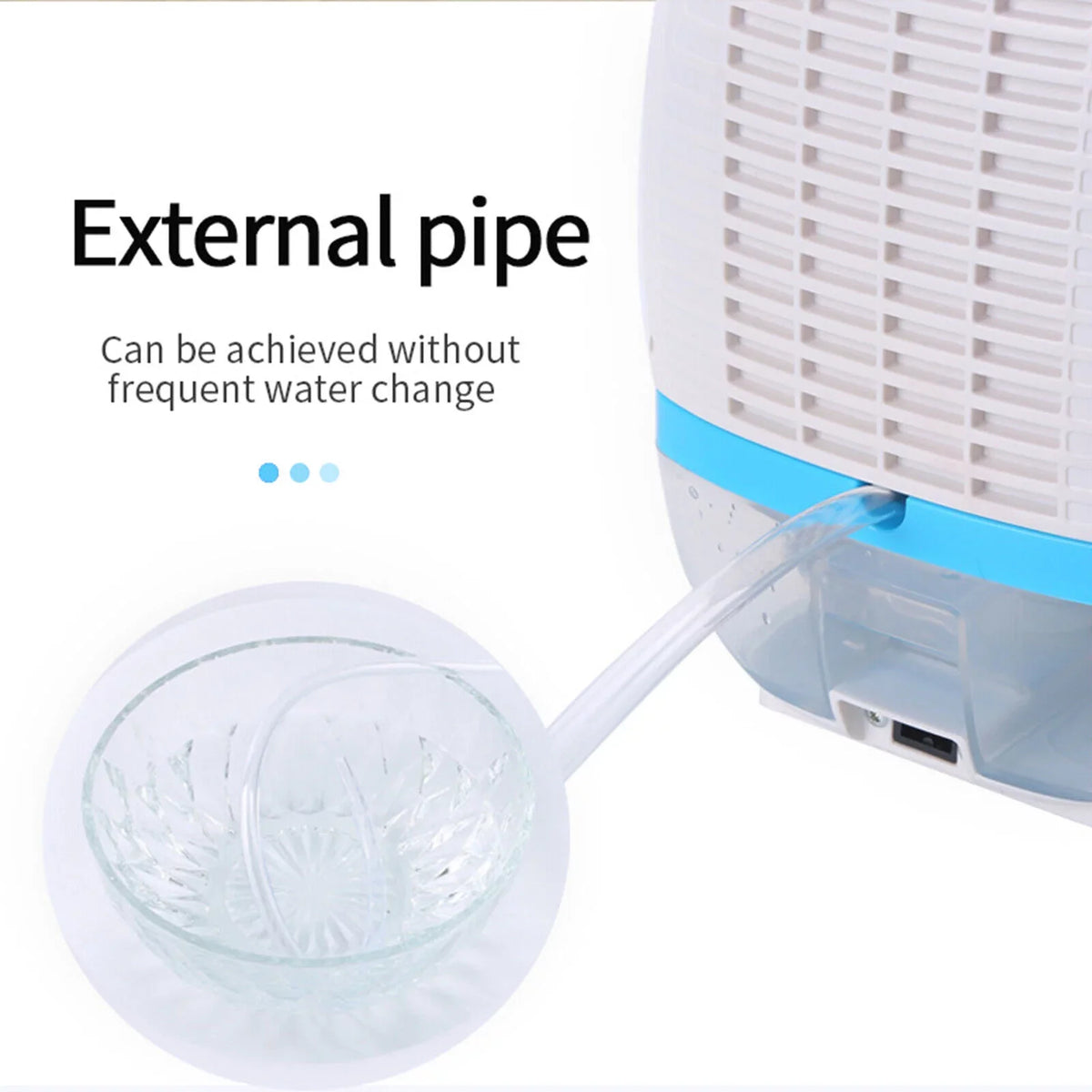Absorber Home Dehumidifier Control Mini Dryer with Air 500ml Remote Portable Fichiouy White Mute Moisture