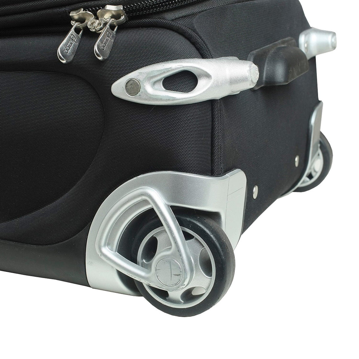 MOJO Softside Suitcase Los Lakers 21" Black Rolling Carry-On Angeles