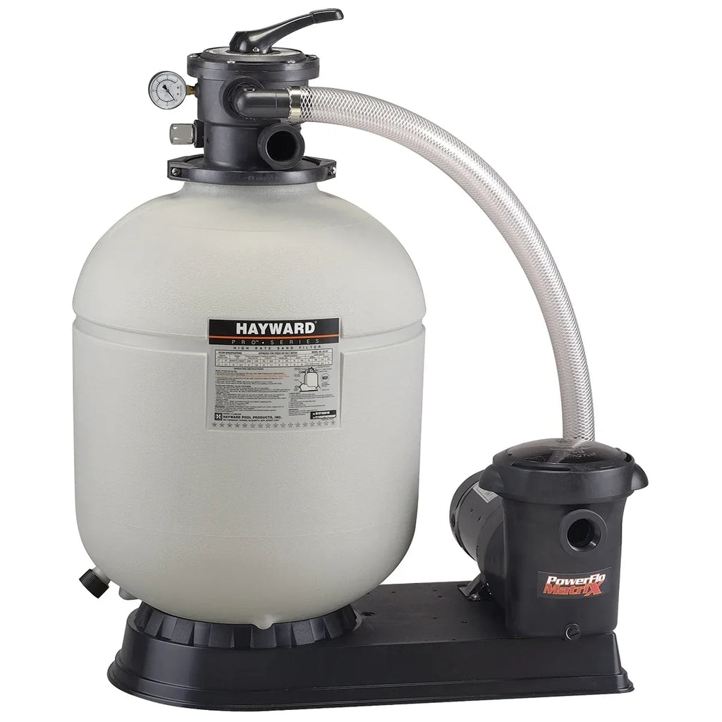 System Hayward Series 20" with hp Pro Sand Pump 1.5 W3S210T93S Filter Matrix