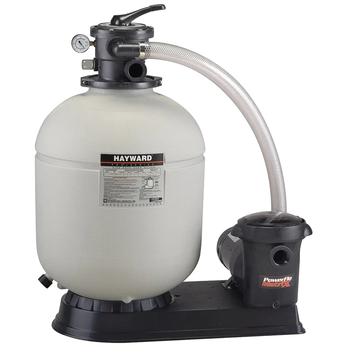 System Hayward Series 20" with hp Pro Sand Pump 1.5 W3S210T93S Filter Matrix