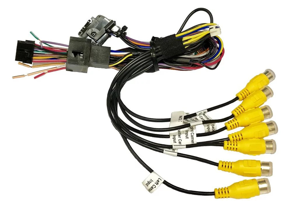 Full Mirror Integration with with Color Screen Multi Interface for Crux Cameras Ford View Mounted F150 4” Side RFM-FD4