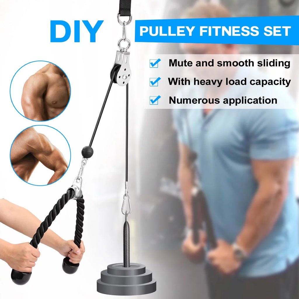 Arm Equipment Machine Blaster Lifting Hand Cable Training Biceps Loading Attachment Fitness System Strength Triceps DIY Pulley Pin