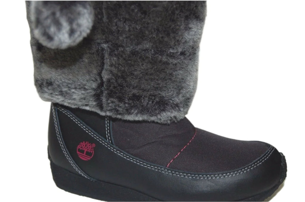 size Boot 59794 Black Medium Youth Timberland US Fur Preschool Tall Winterberry 13.5