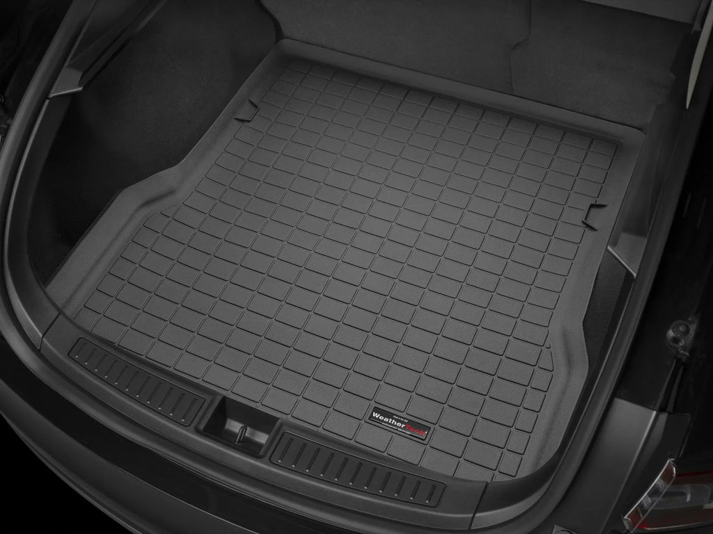 2nd Edge, Row with Bumper Black Edge With Cargo Liner Trunk ST - WeatherTech Protector, Behind Protector Ford compatible Seating with Bumper