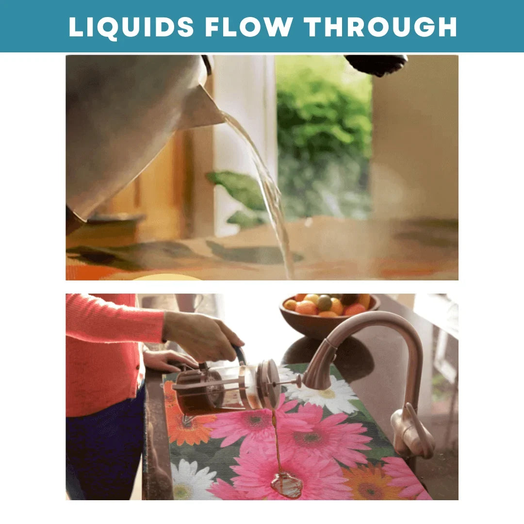 Sink Out Cover, and Sink x Stream Liquids Sunshine Pass Debris Cover, Through Decor Home of 20" Sight- Single Kitchen 2 sizes. SK1-SS Design: Hot/Cold 30" adjustable,