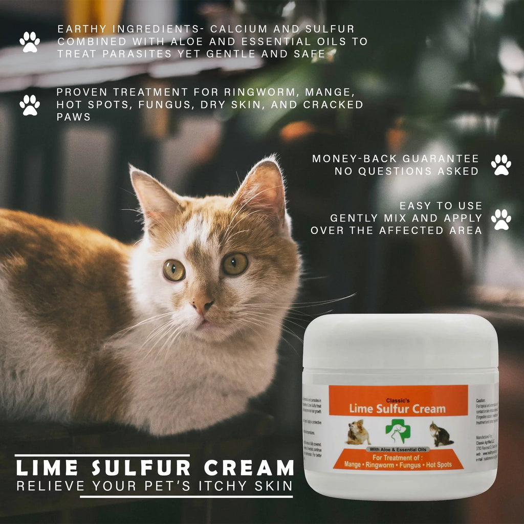 Sulfur Cream - Classic's Shampoo Healthy Paw oz) 2 and Classic's Sulfur Lime Bundle Lime Life oz) (2 (8 Items: