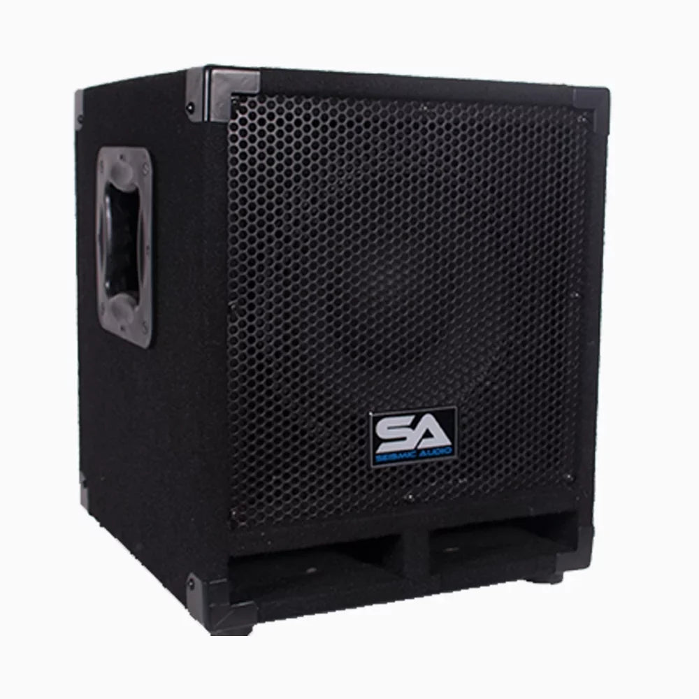 Powered Cabinet - Band Audio 10" Audio 500W Audio Seismic DJ Speaker PA Subwoofer New Pro PRO Really-Mini-Tremor