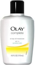 Day 15, (Pack Complete 4 oz Moisturizer SPF OLAY UV All of 3) Skin Sensitive