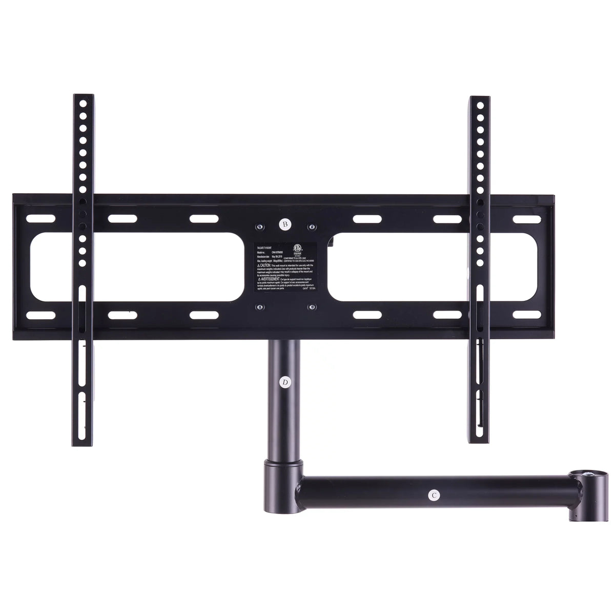 32"-60" for Tailgate Television Black TVs ONN Mount,