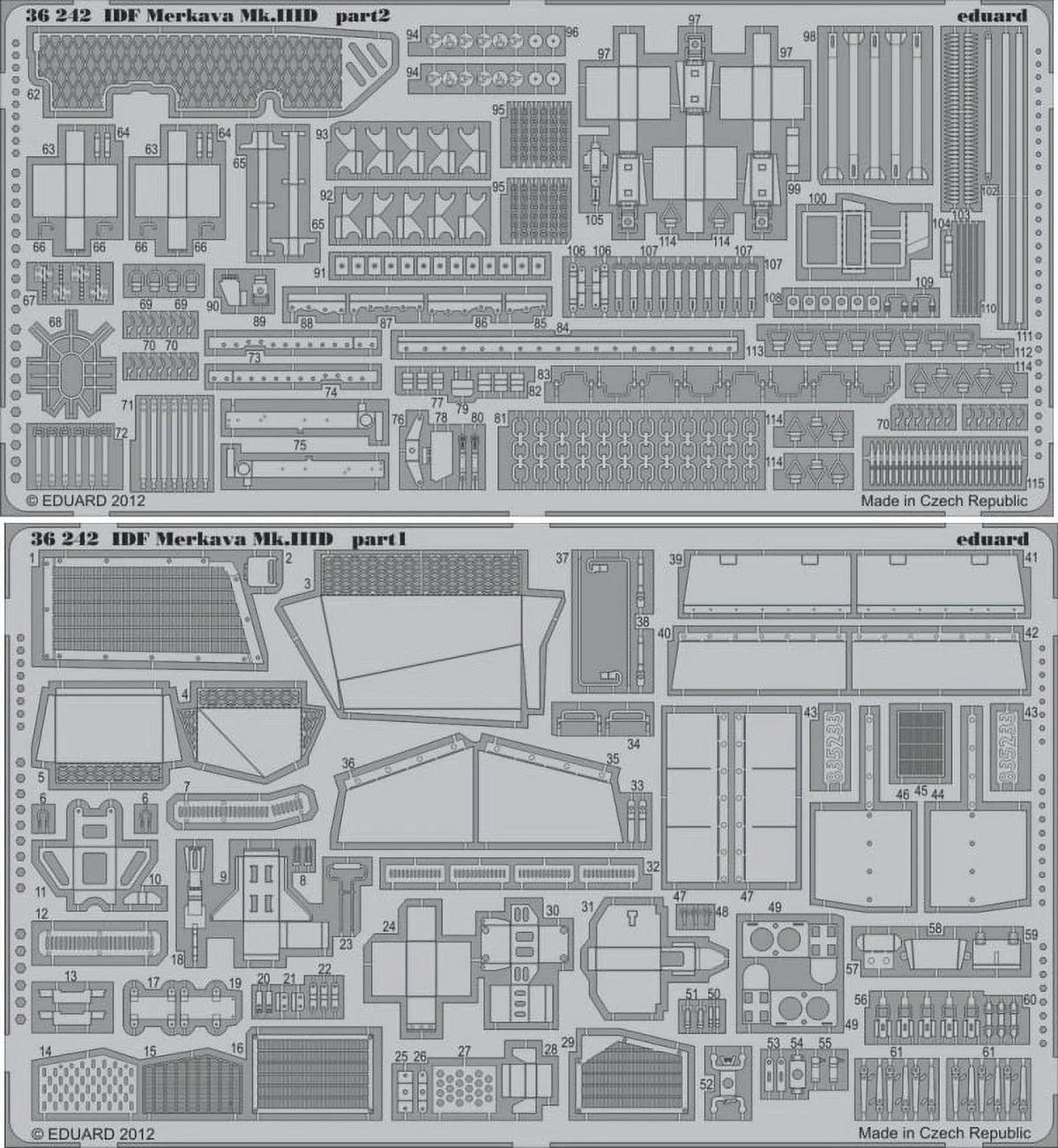 Armor- MGK 1/35 D III Mk for IDF Merkava
