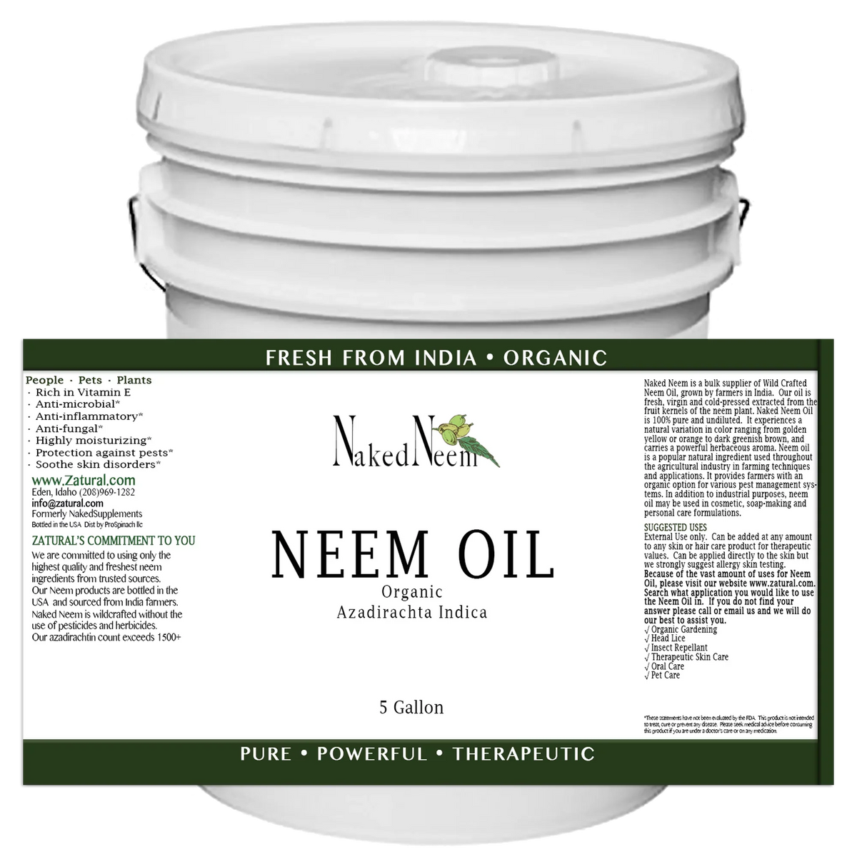Oil Organic Oil 100% Neem | Neem Pure