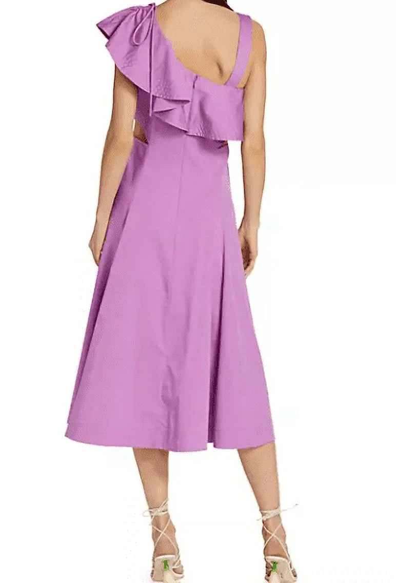 14 Women's Beard Ruffled-Sleeve Midi-Dress, Veronica Beilla Orchid