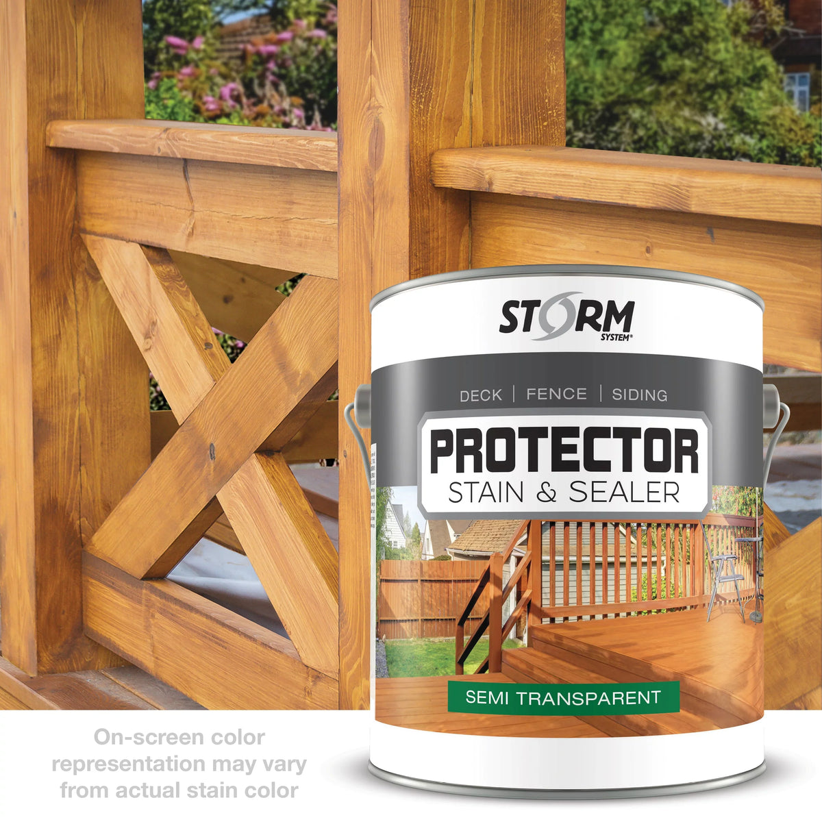 Storm System Semi-Transparent and Sealer Stain Protector