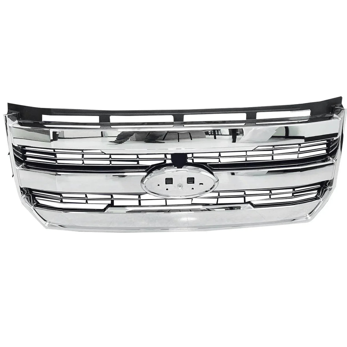 Front W/o camera For Radiator 15-17 Grille Chrome Bumper F-150 FL348200PBS Teledu