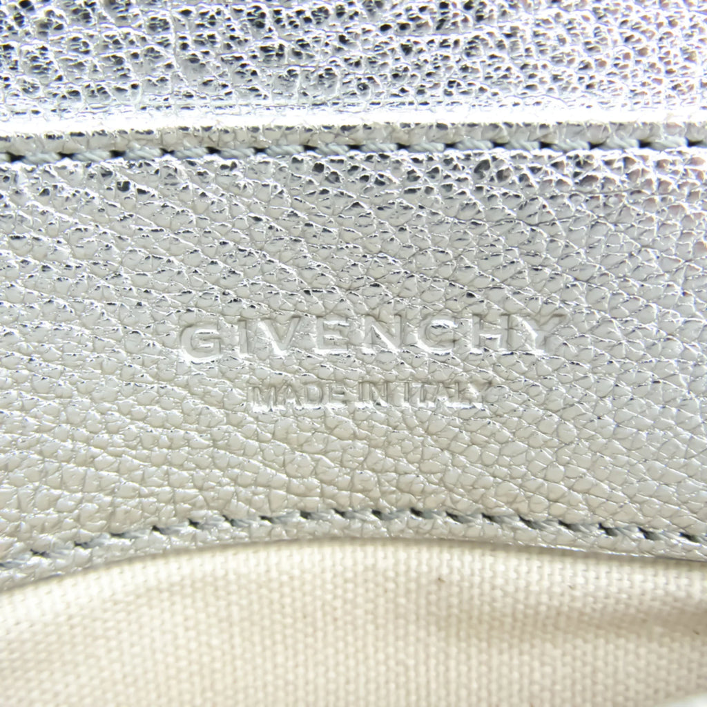 Women's Shoulder Pre-Owned (Good) Givenchy Beige,Silver BB500VB01C Duetto Leather Bag