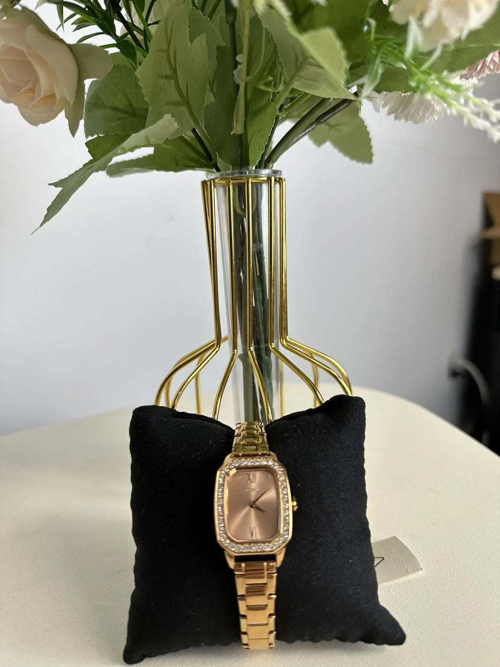Watch Rose Two-Hand Gold-Tone Fossil Stainless Steel Rilynn BQ3670