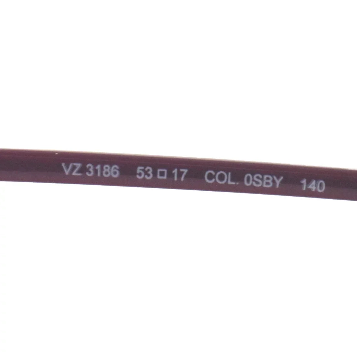 Eyeglasses Rectangle Zegna 53 Men's 17 140 VZ3186 SBY Ermenegildo Burgundy