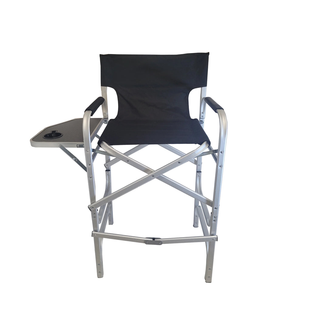 Tall Chair Folding Tools Extra-large Weight Pouch Tray Wide Directors and Frame Folding Tall Voyager with Chair Storage Light Body Travel Aluminum