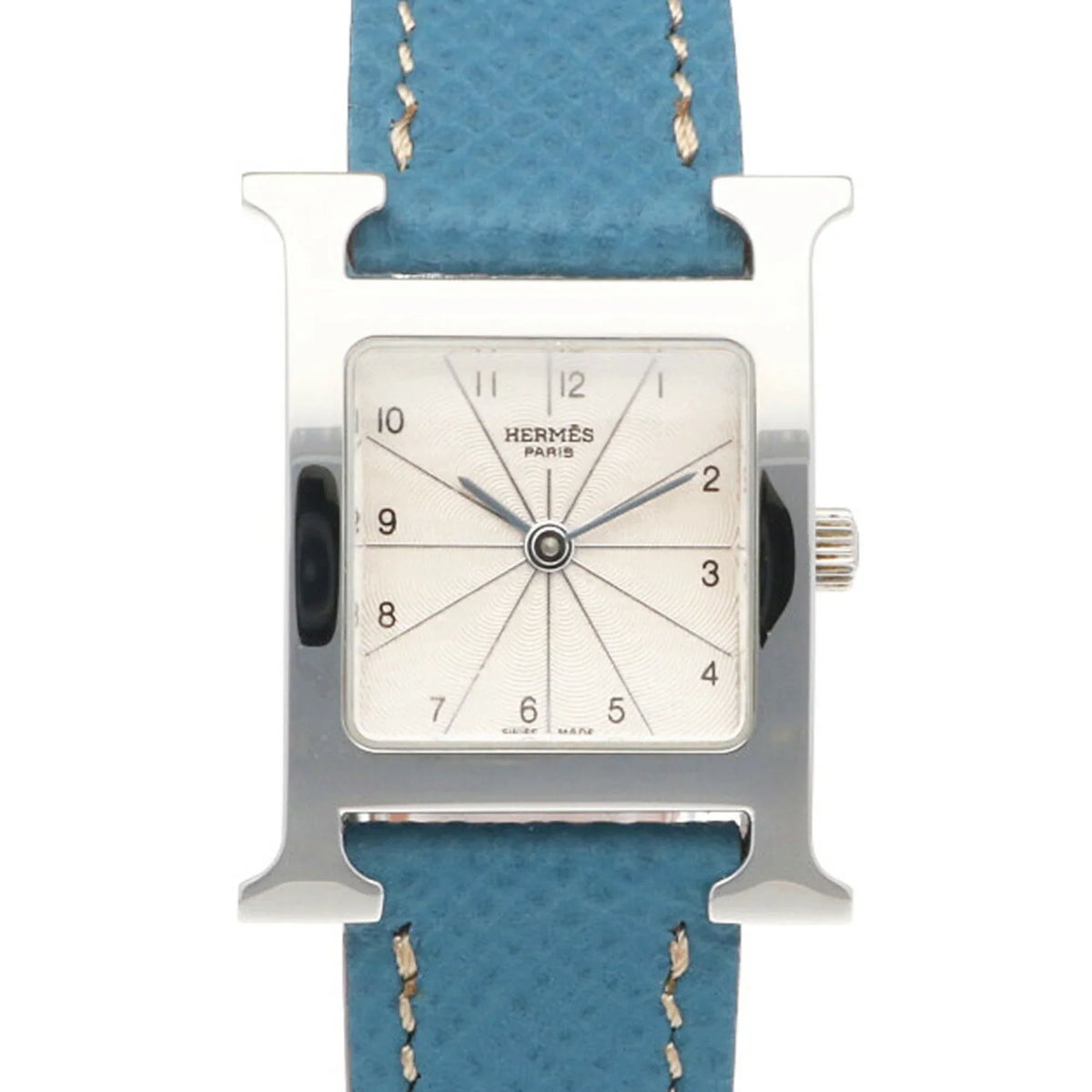 Quartz Ladies (Good) H HERMES Stainless Hermes Pre-Owned HH1.210 Steel Watch