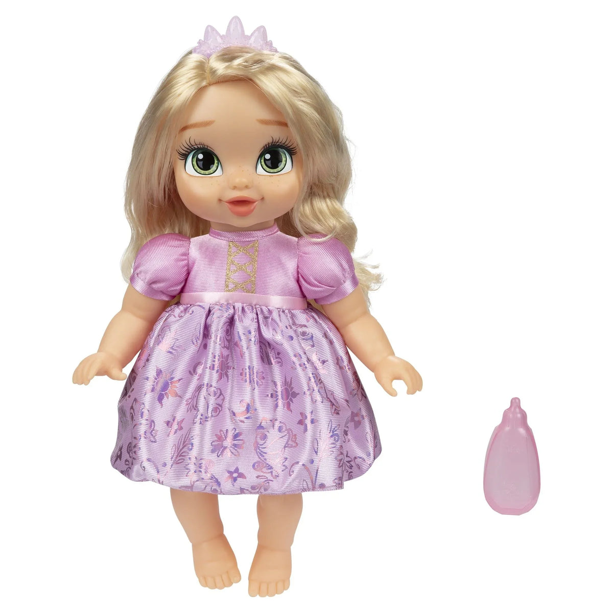 inch Disney 8 and Doll Bottle Rapunzel Baby Children Ages Tiara 2+ Deluxe Princess Includes for