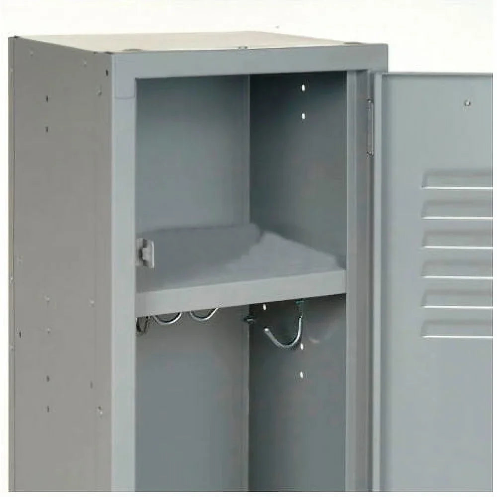 60 Ready in. x Global 12 Door x Assemble, Locker to 12 Tier 1 Single Industrial with Gray Paramount