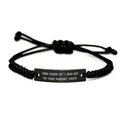 My Will I for Coworkers Gifts, or Rope Keep Inspirational Bracelet Use Colleagues Voice, Black Tool Tool Joke from amangny Maker Maker Calm