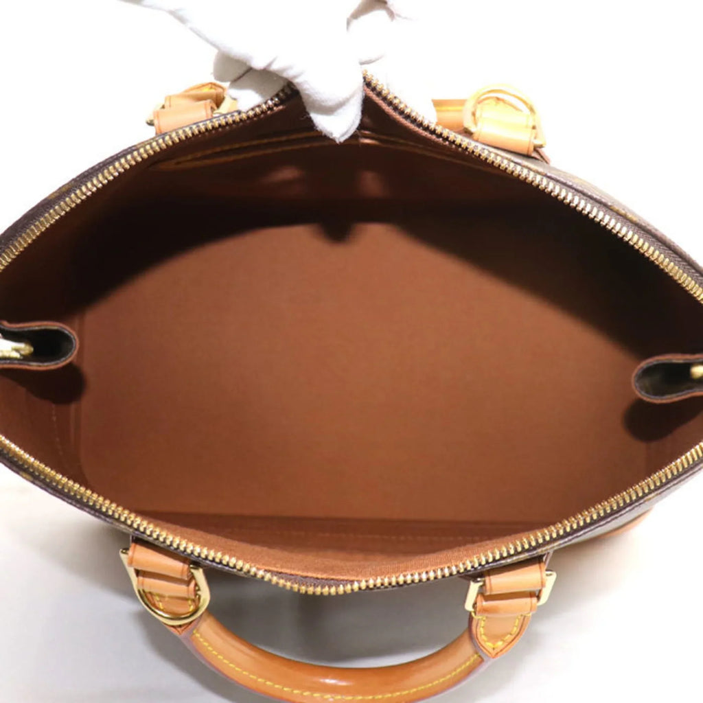 (Good) Pre-Owned Handbag VUITTON M51130 Monogram LOUIS Women's Alma BA0030 Brown