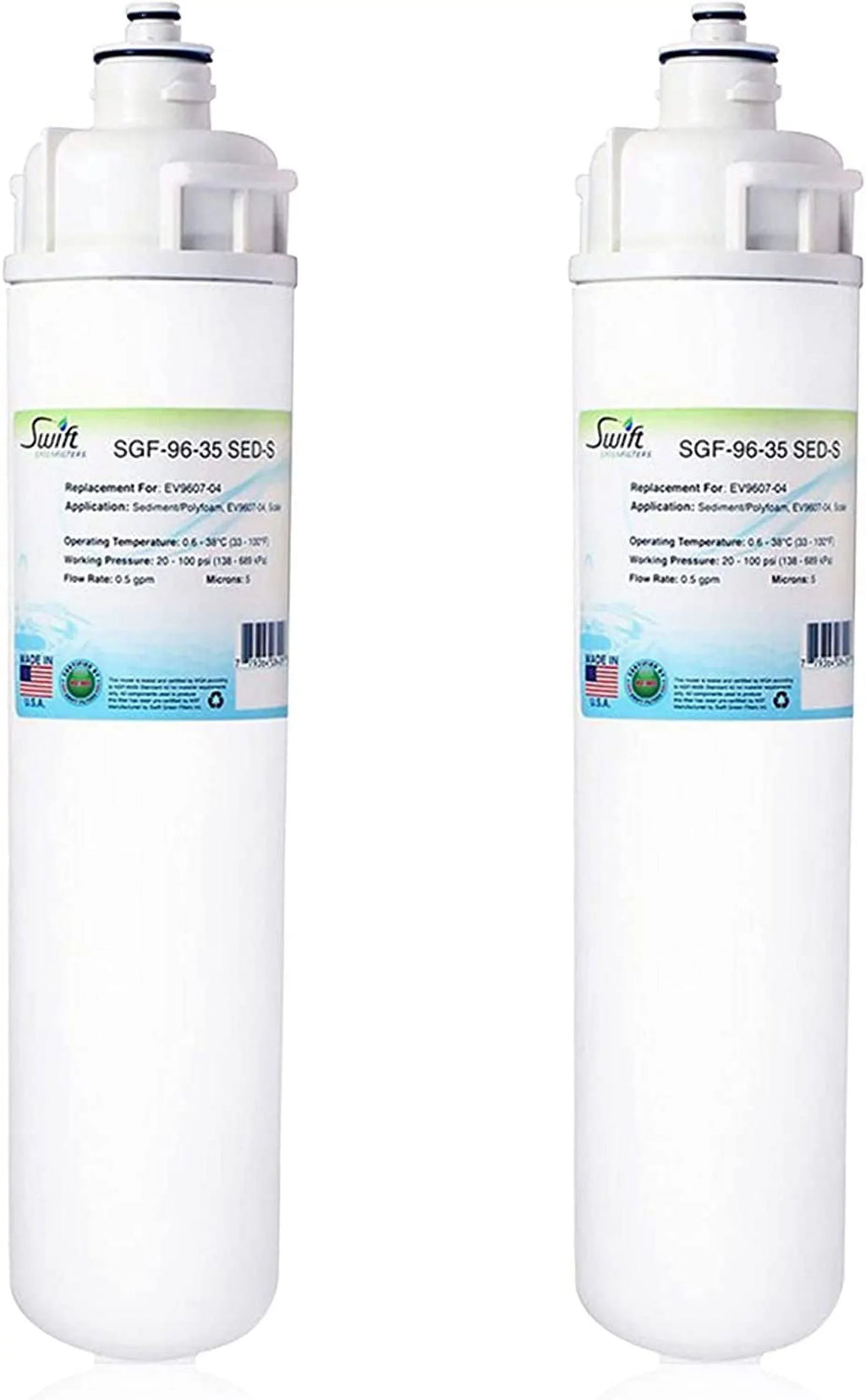 EV9607-04 for USA Swift in Filters Green Filter (2 SGF-96-35 Commercial Pack),Made SED-S Water Compatible