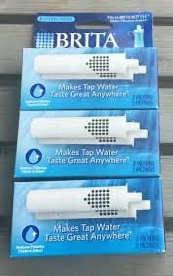 3) Bottle Filters Replacement of Brita 635679 Soft (Pack
